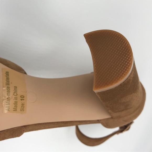 Camel D'orsay heels - Picture 3 of 4